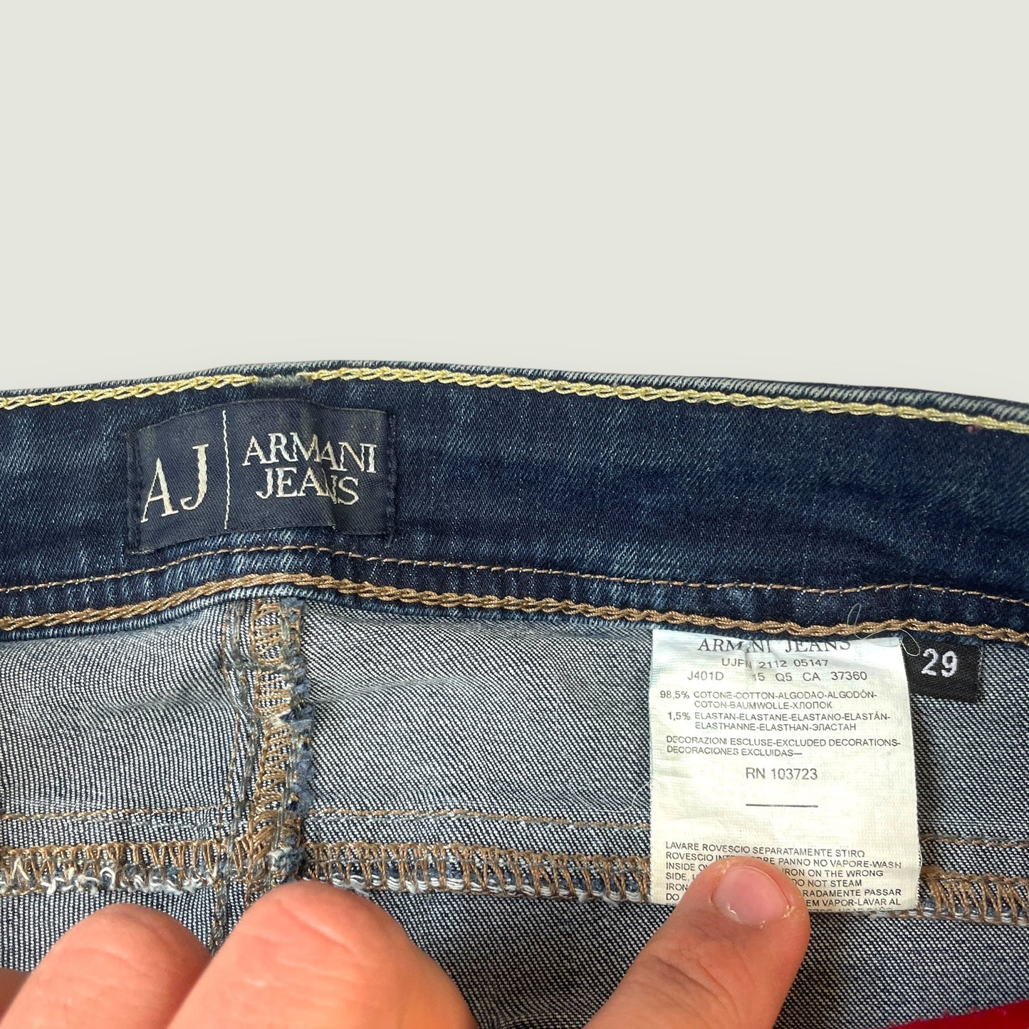 Armani Vintage Jeans (Xs)