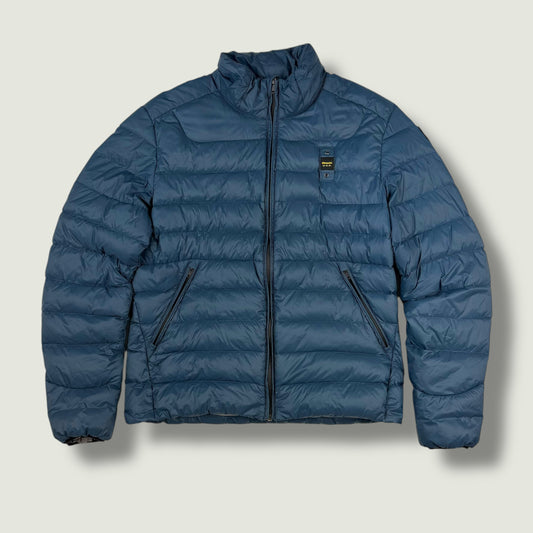 Blauer Vintage Daunenjacke (M)