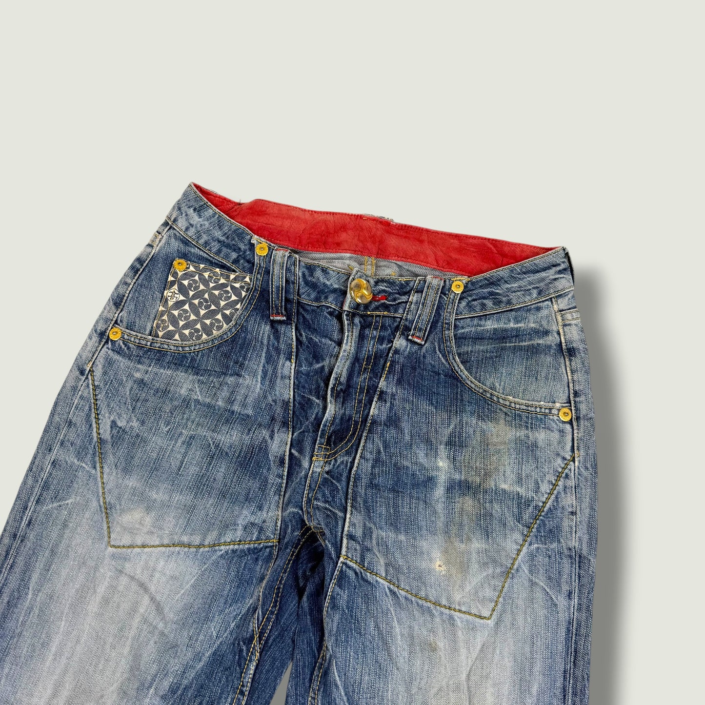 Y2k Japanese Vintage Jeans (Xs)