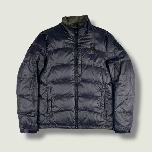 Blauer Vintage Daunenjacke (M)