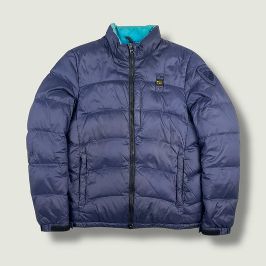 Blauer Vintage Daunenjacke (M)