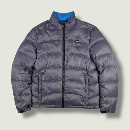 Blauer Vintage Daunenjacke (L)