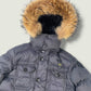 Blauer Vintage Daunenjacke (L)