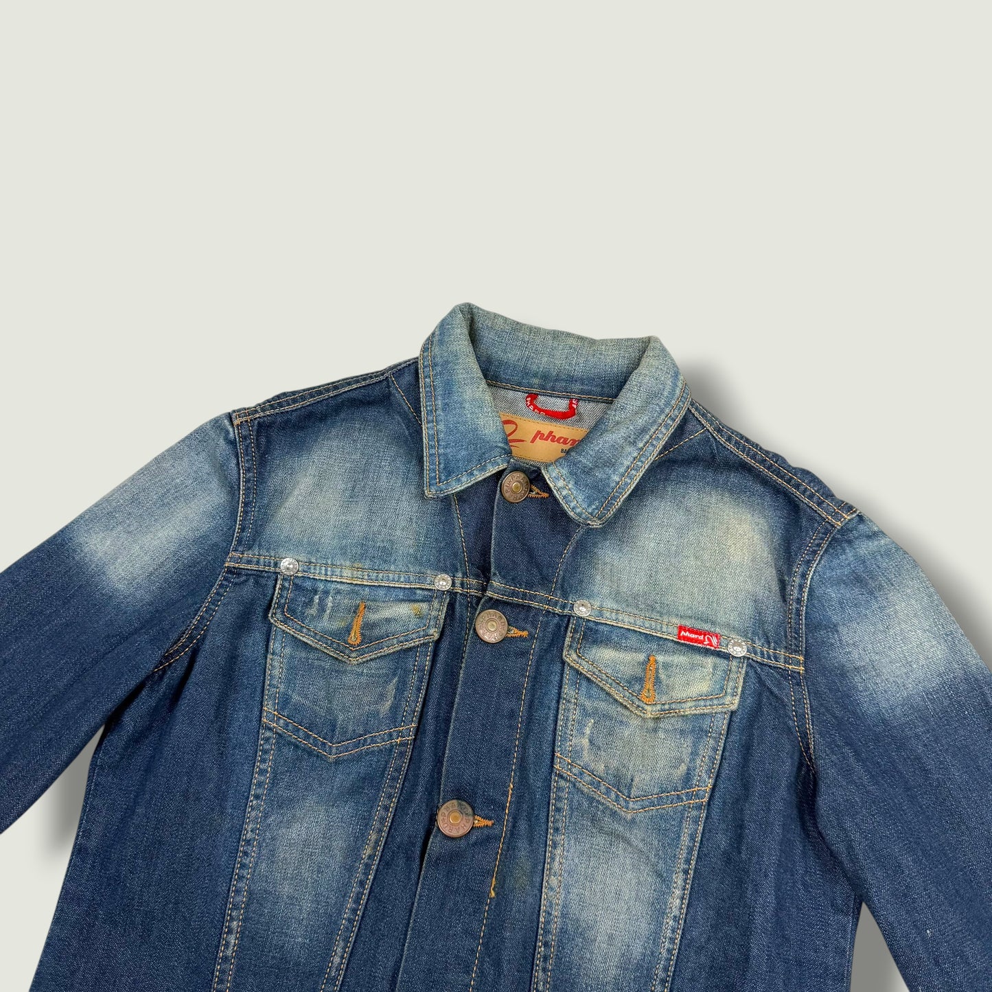 Phard Frauen Vintage Jeansjacke (M)