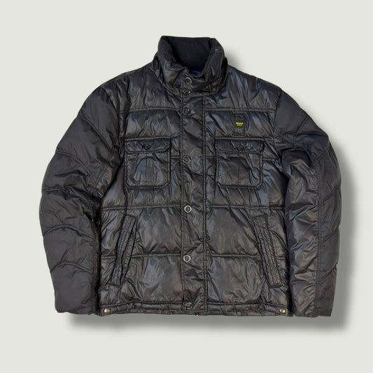 Blauer Vintage Daunenjacke (Xl)