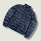 Blauer Vintage Daunenjacke (Xs)