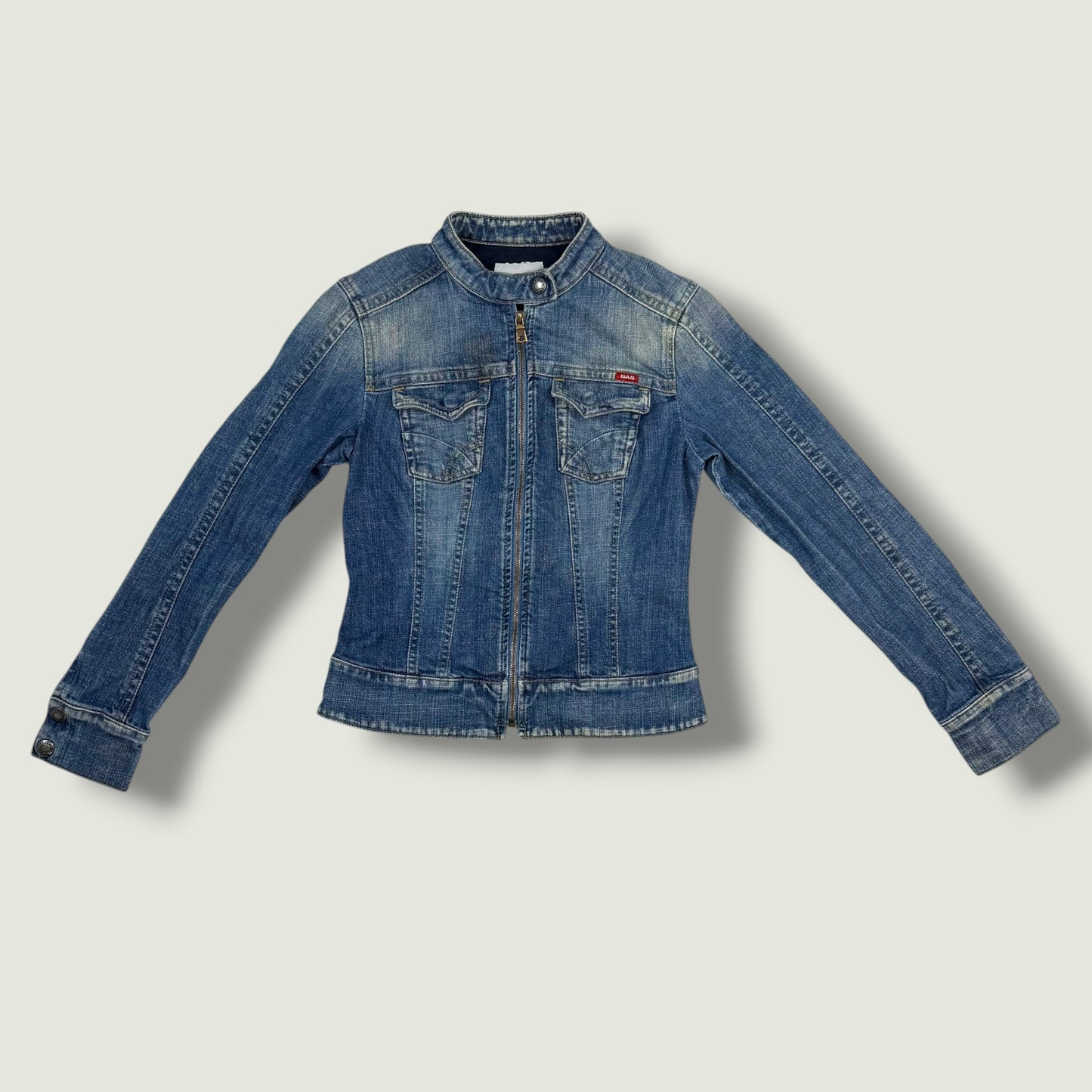 Gas Frauen Vintage Jeansjacke (M)