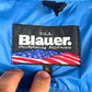 Blauer Vintage Daunenjacke (Xl)