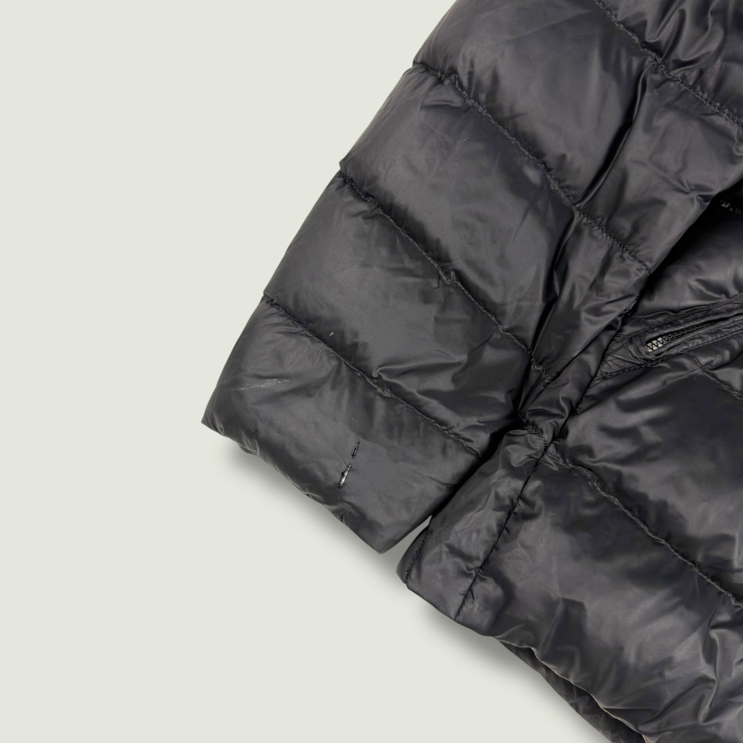 Blauer Vintage Daunenjacke (Xl)