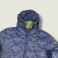 Blauer Vintage Daunenjacke (Xl)