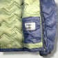 Blauer Vintage Daunenjacke (Xl)