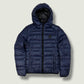 Blauer Vintage Daunenjacke (Xs)