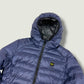 Blauer Vintage Daunenjacke (Xs)