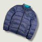 Blauer Vintage Daunenjacke (M)