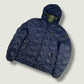Blauer Vintage Daunenjacke (Xl)