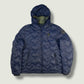 Blauer Vintage Daunenjacke (Xl)