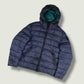 Blauer Vintage Daunenjacke (L)