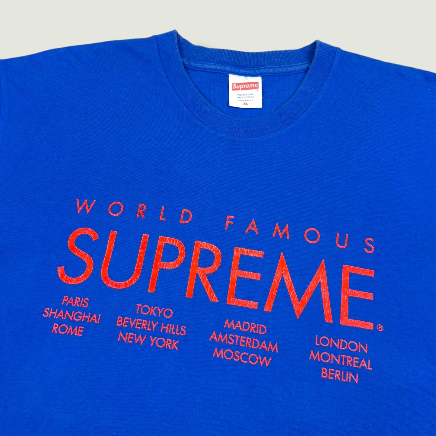 Supreme World Famous T-Shirt (Xl)