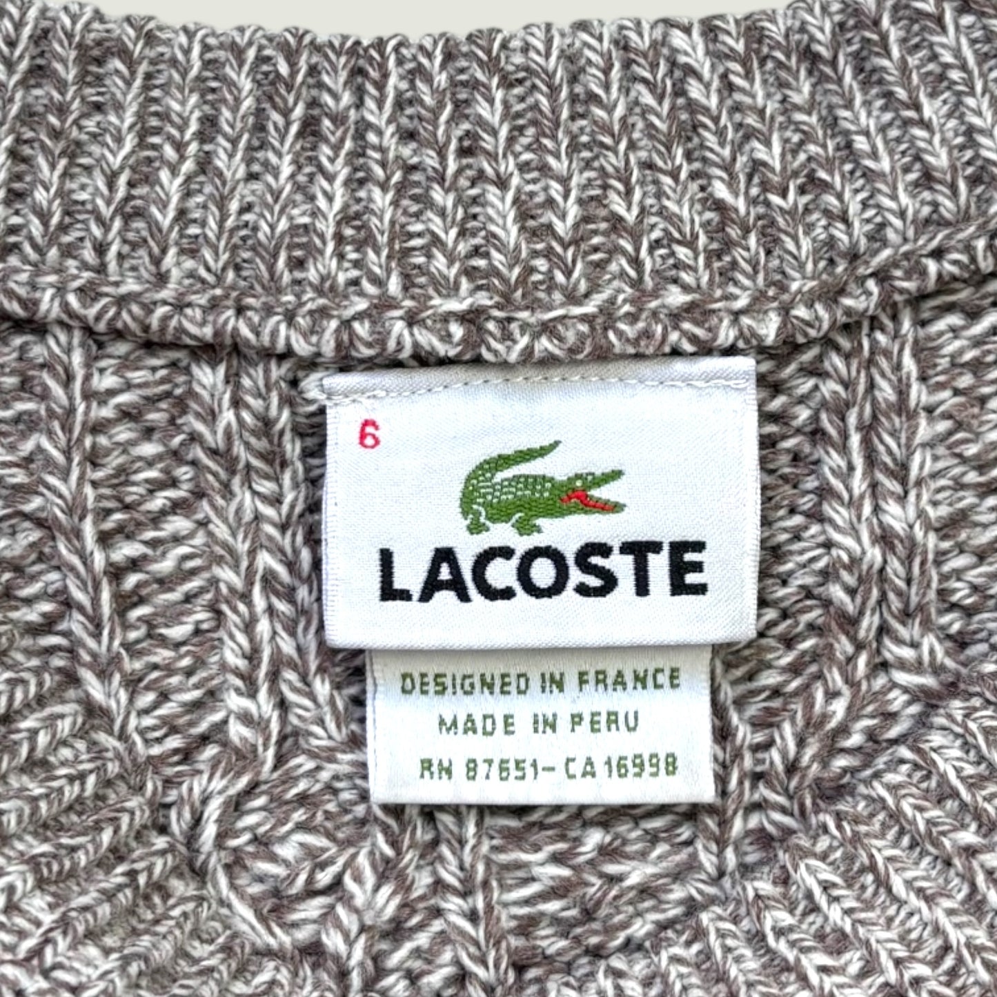 Lacoste Vintage Sweater (Xl)