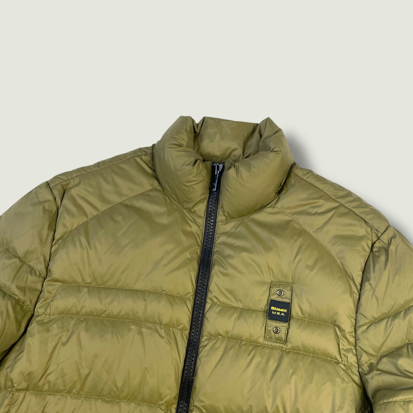 Blauer Vintage Daunenjacke (M)