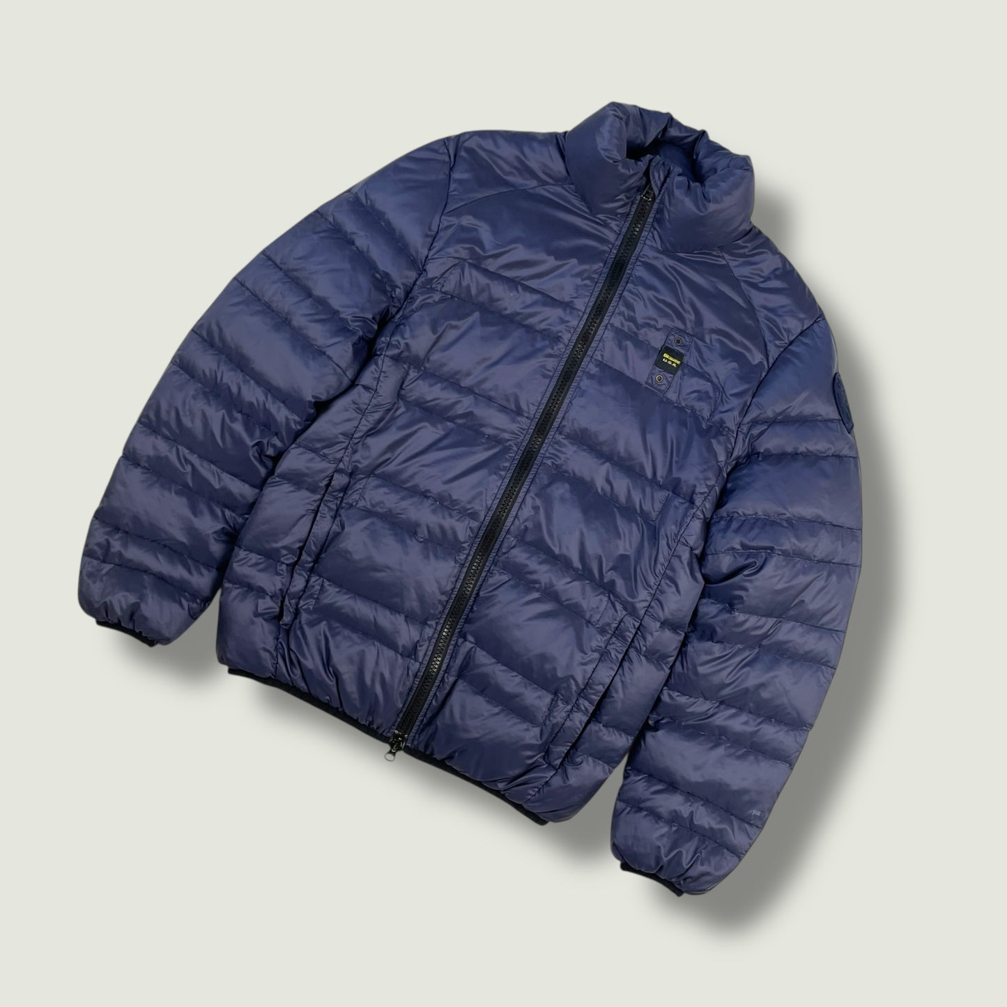 Blauer Vintage Daunenjacke (Xs)