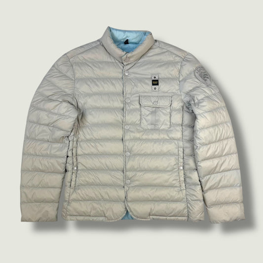 Blauer Vintage Daunenjacke (Xl)