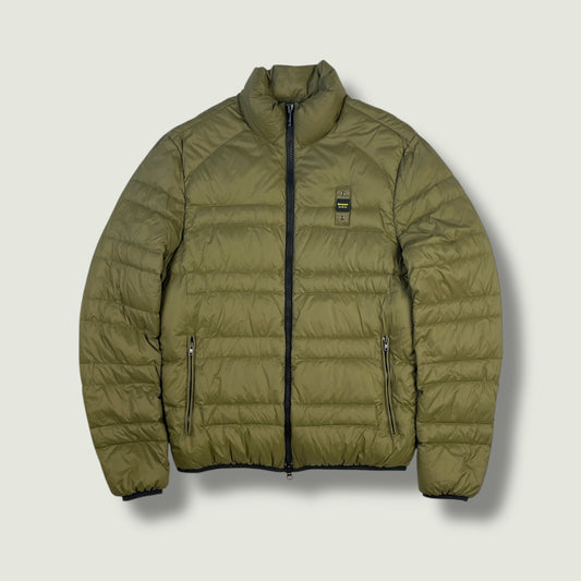 Blauer Vintage Daunenjacke (M)