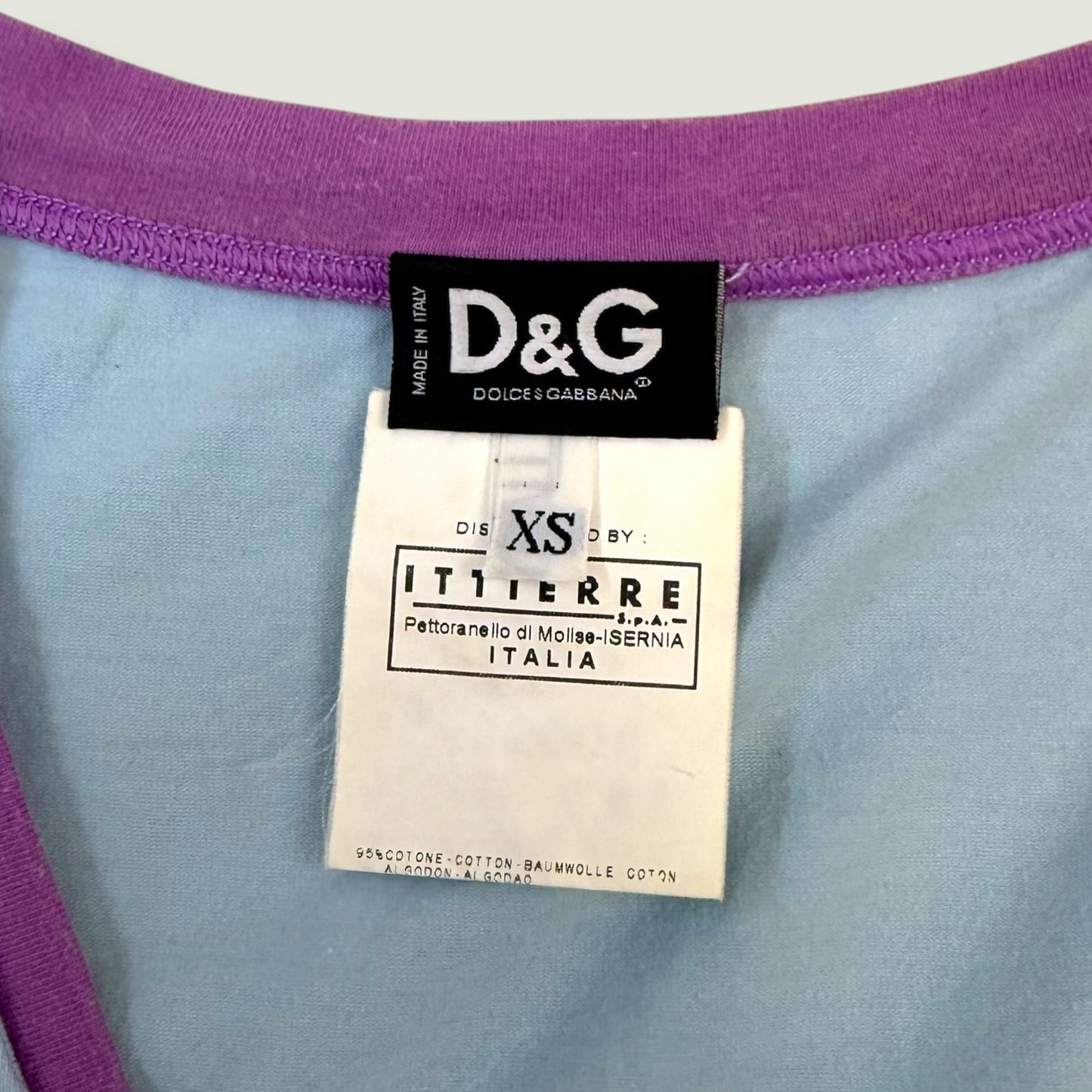 Dolce & Gabbana Vintage Frauen T-Shirt (Xs)