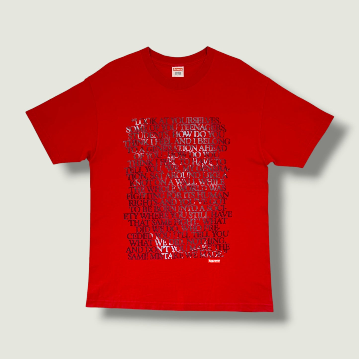 Supreme Malcolm X SS07 T-Shirt (L)