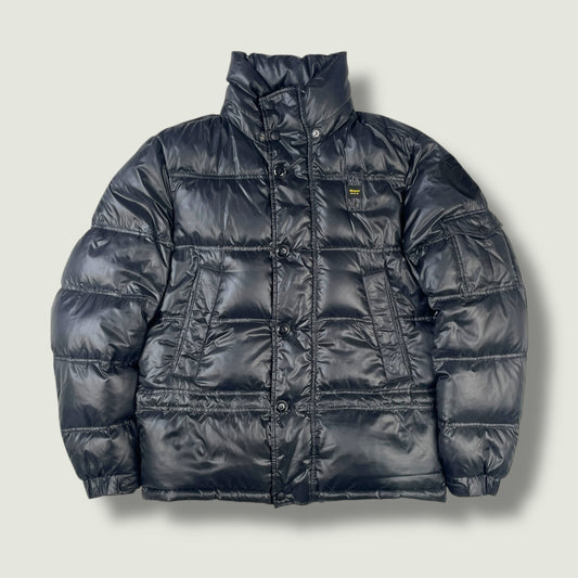 Blauer Vintage Daunenjacke (Xl)