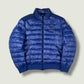 Blauer Vintage Daunenjacke (Xl)