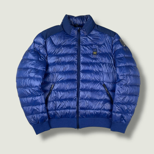 Blauer Vintage Daunenjacke (Xl)
