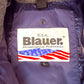 Blauer Vintage Daunenjacke (M)