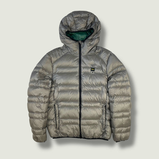 Blauer Vintage Daunenjacke (S)