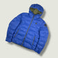 Blauer Vintage Daunenjacke (M)