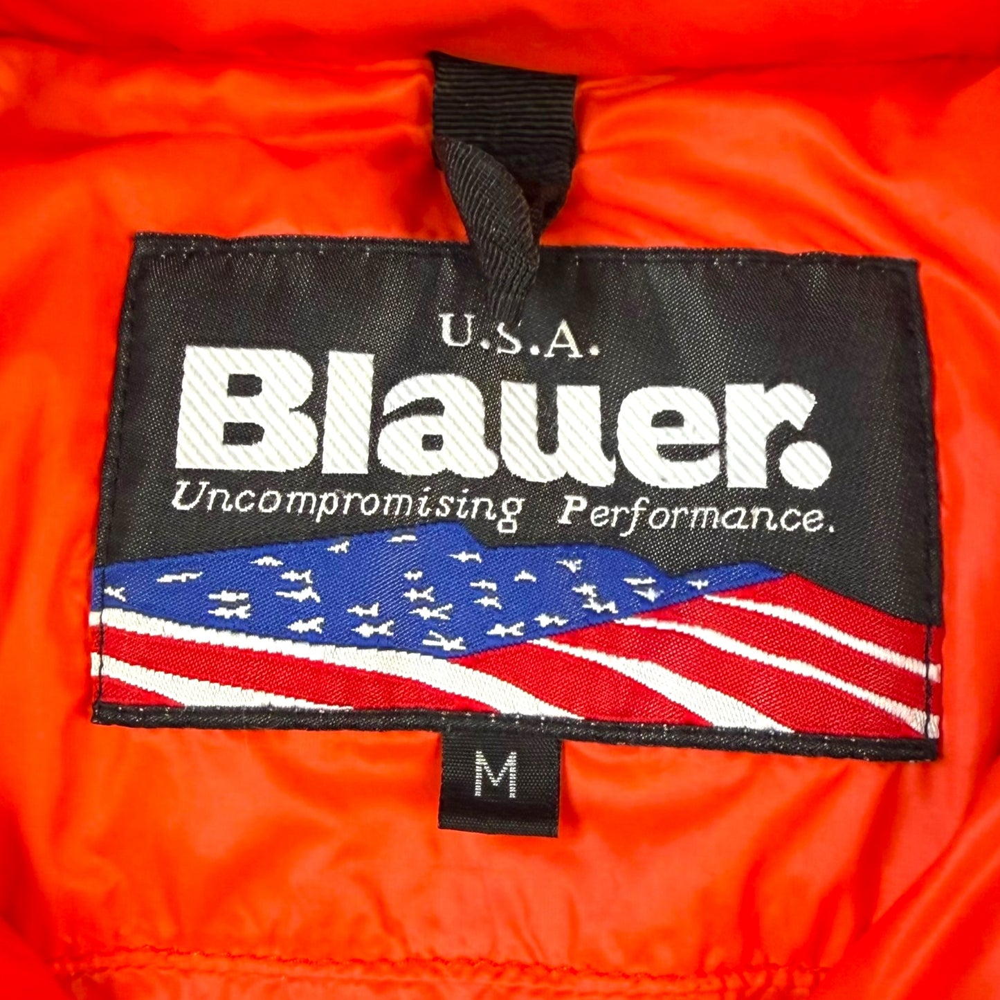 Blauer Vintage Daunenjacke (M)