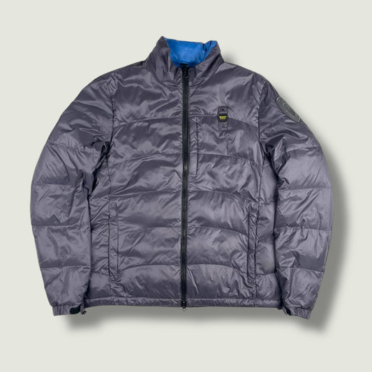 Blauer Vintage Daunenjacke (Xl)
