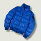 Blauer Vintage Daunenjacke (S)