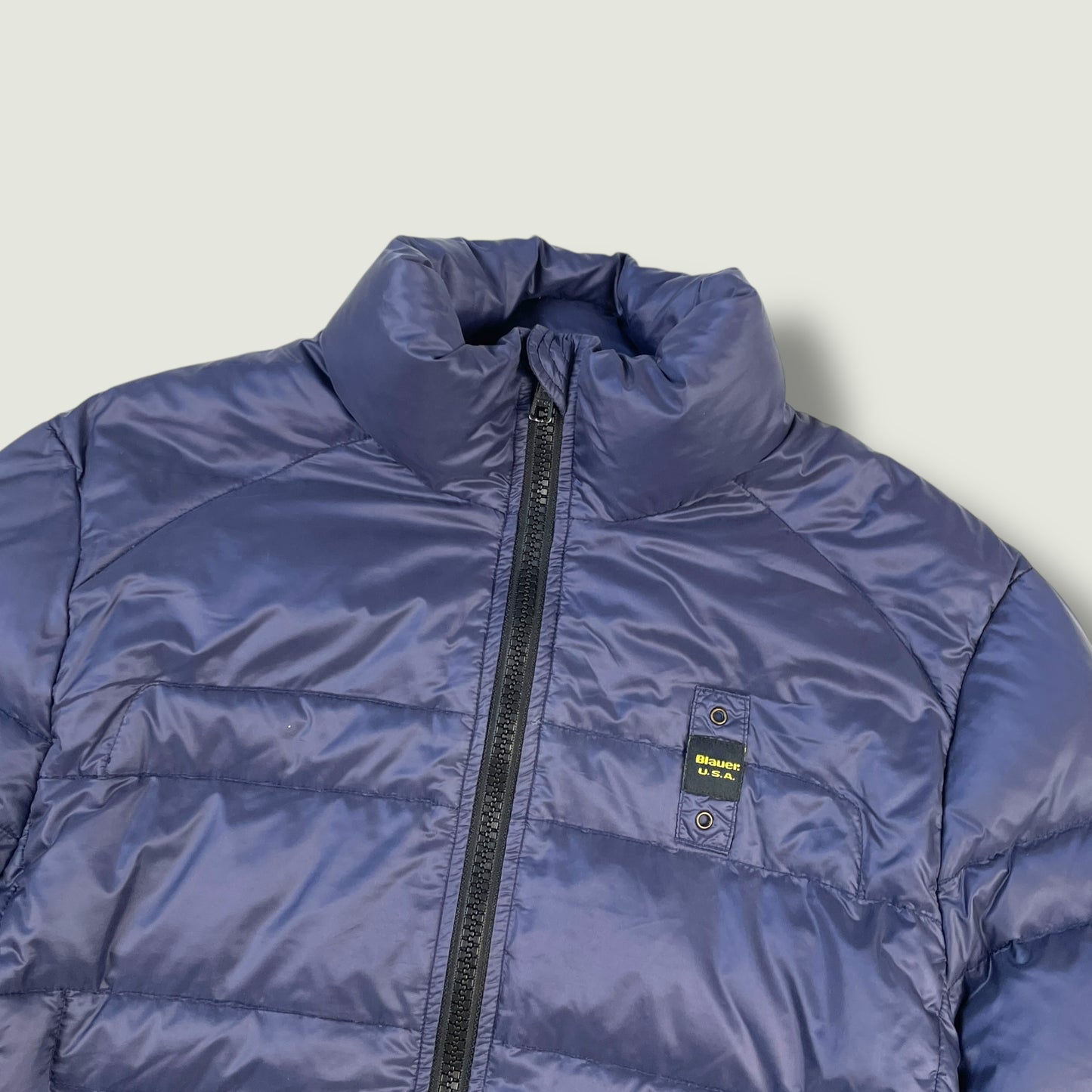 Blauer Vintage Daunenjacke (Xs)