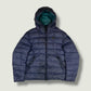 Blauer Vintage Daunenjacke (L)