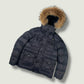 Blauer Vintage Daunenjacke (L)