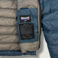 Blauer Vintage Daunenjacke (M)