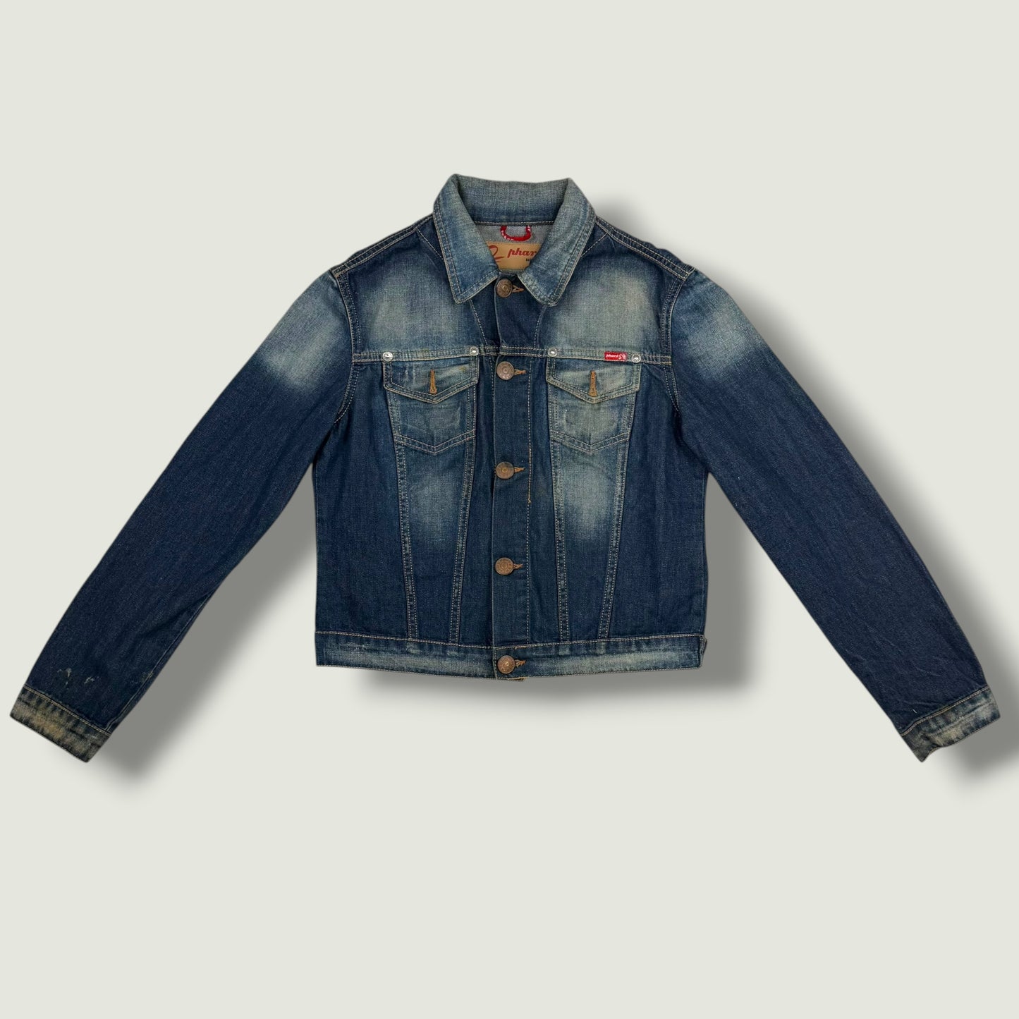 Phard Frauen Vintage Jeansjacke (M)