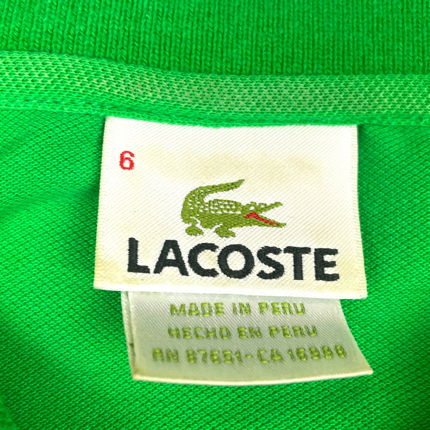 Lacoste Vintage Polo (Xl)