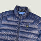 Blauer Vintage Daunenjacke (L)