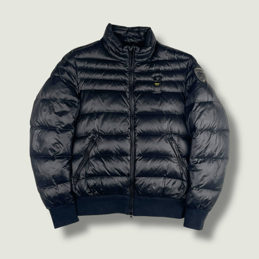 Blauer Vintage Daunenjacke (M)