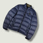 Blauer Vintage Daunenjacke (L)