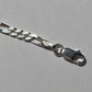 925 silver Figaro bracelet